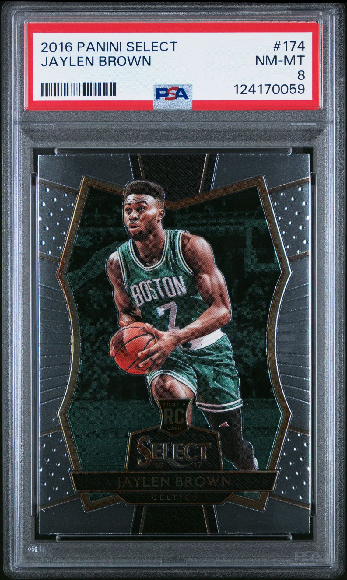 2016 Panini Select Jaylen Brown #174 Nm-Mt 8 front
