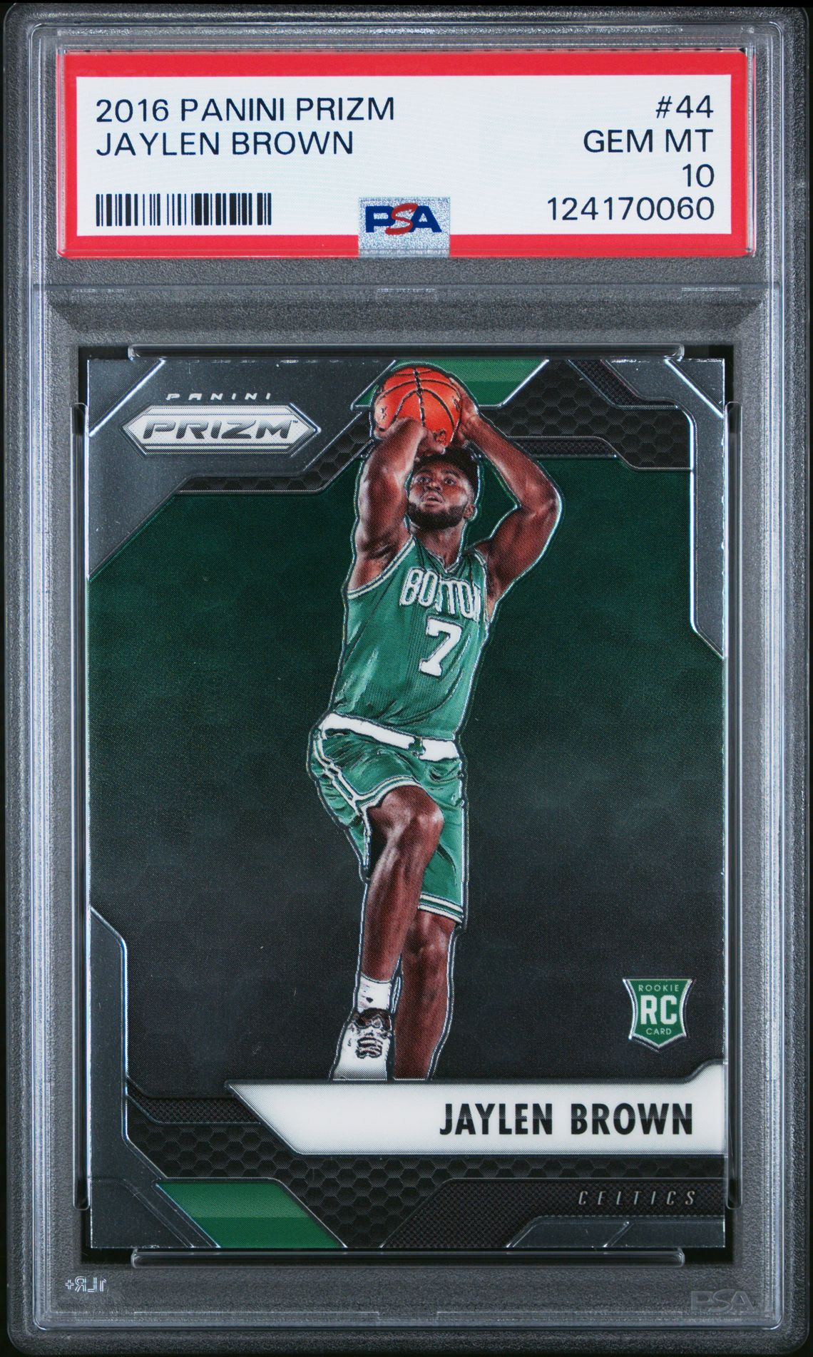 2016 Panini Prizm Jaylen Brown #44 Gem Mt 10 front