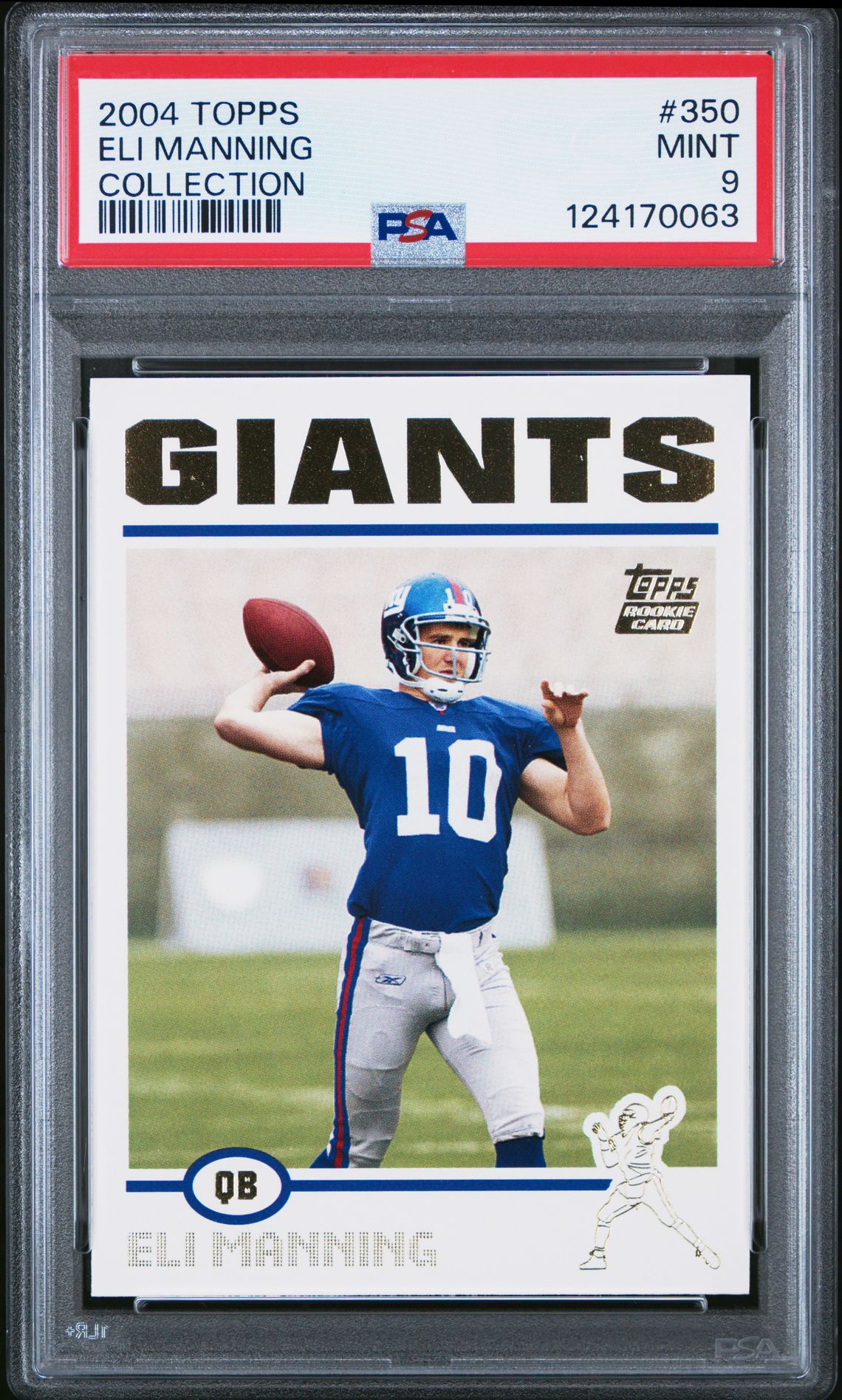 2004 Topps Eli Manning #350 (Collection) Mint 9 front