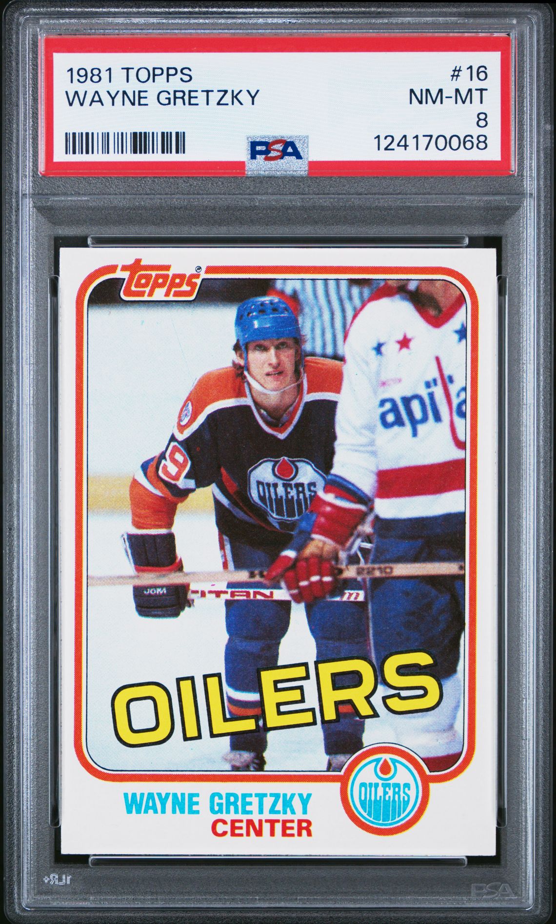 1981 Topps Wayne Gretzky #16 Nm-Mt 8 front