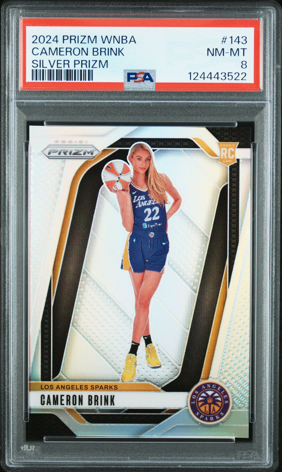 2024 Panini Prizm Wnba Cameron Brink #143 (Silver Prizm) Nm-Mt 8 front