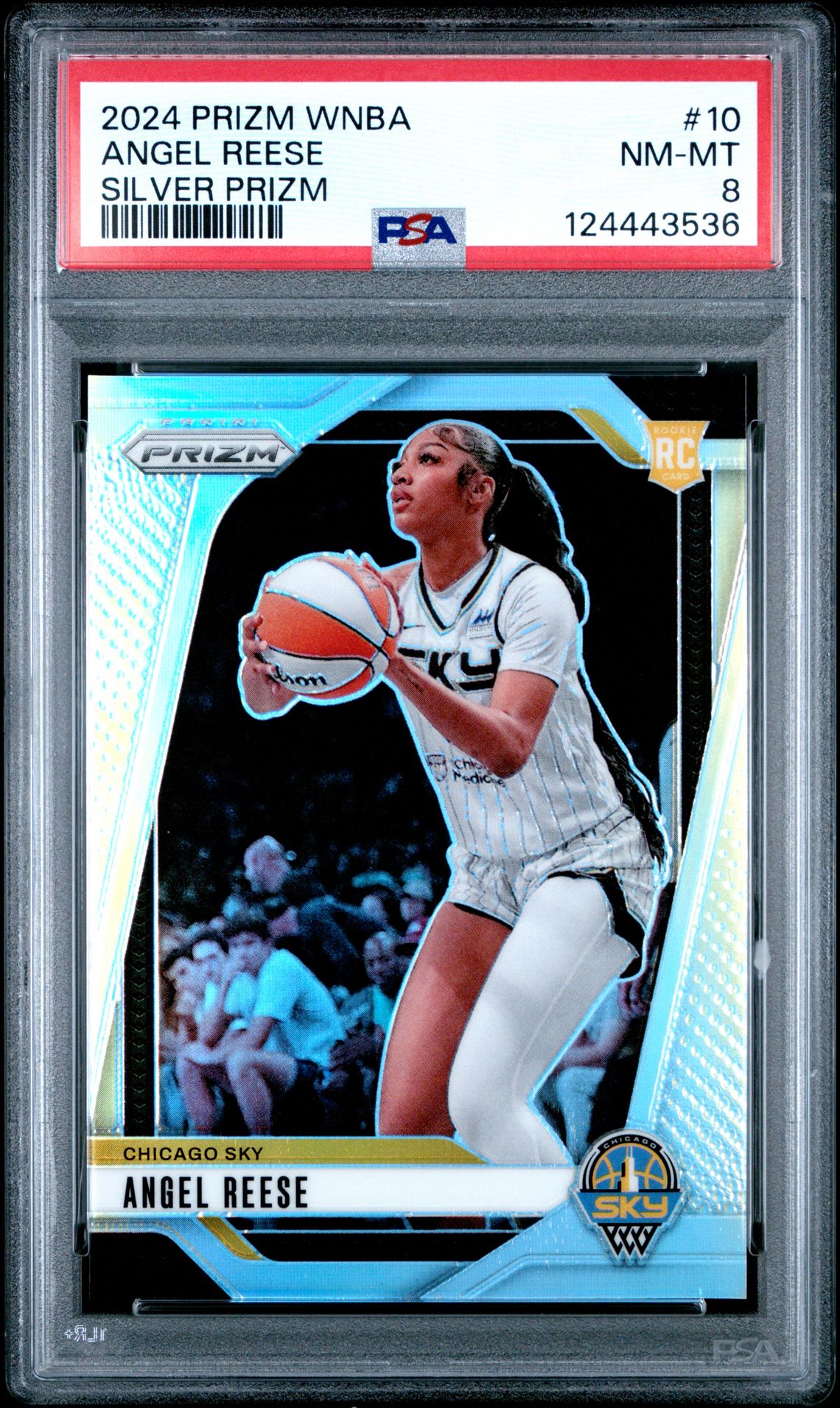 2024 Panini Prizm Wnba Angel Reese #10 (Silver Prizm) Nm-Mt 8 front