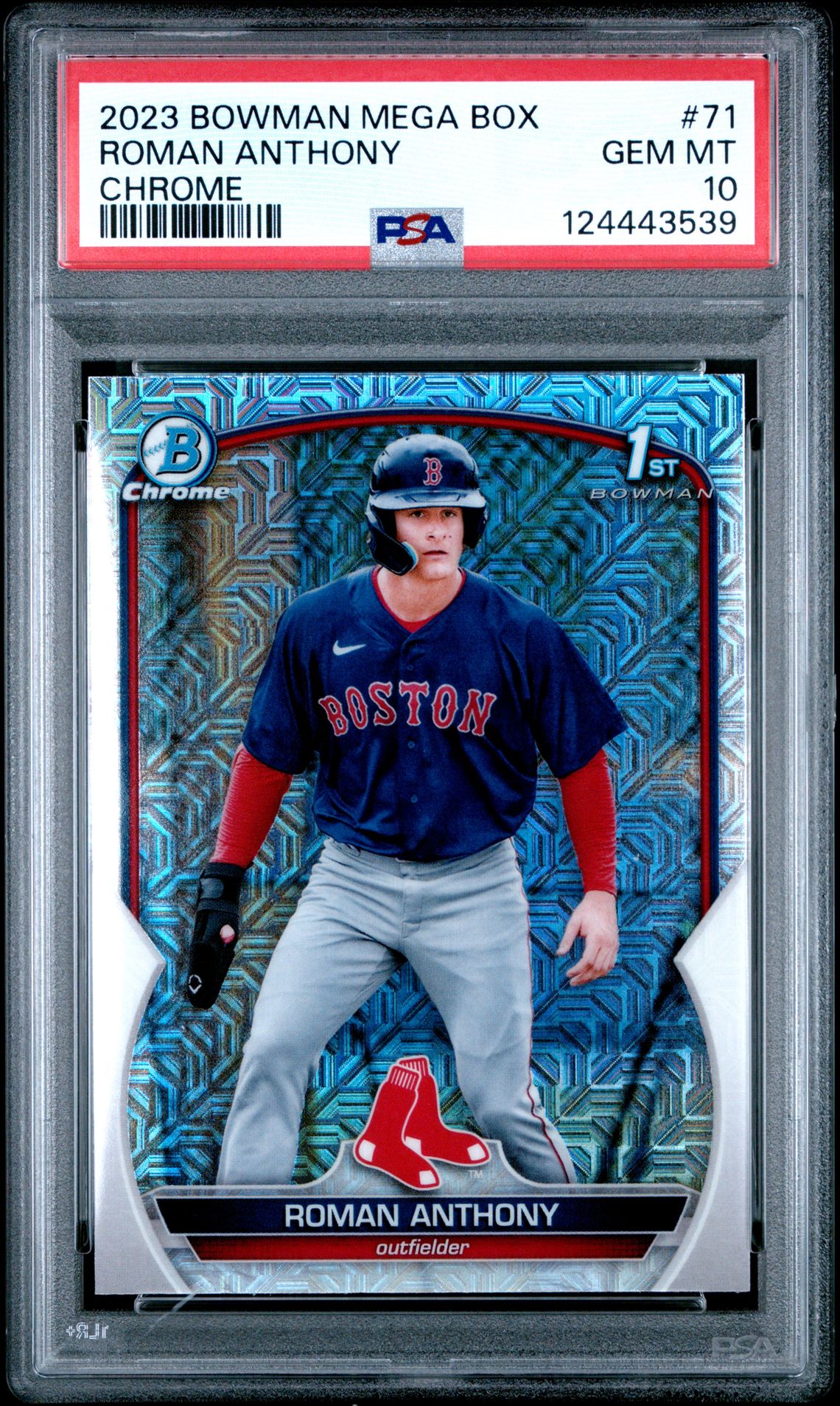 2023 Bowman Mega Box Chrome Roman Anthony #71 (Chrome) Gem Mt 10 front