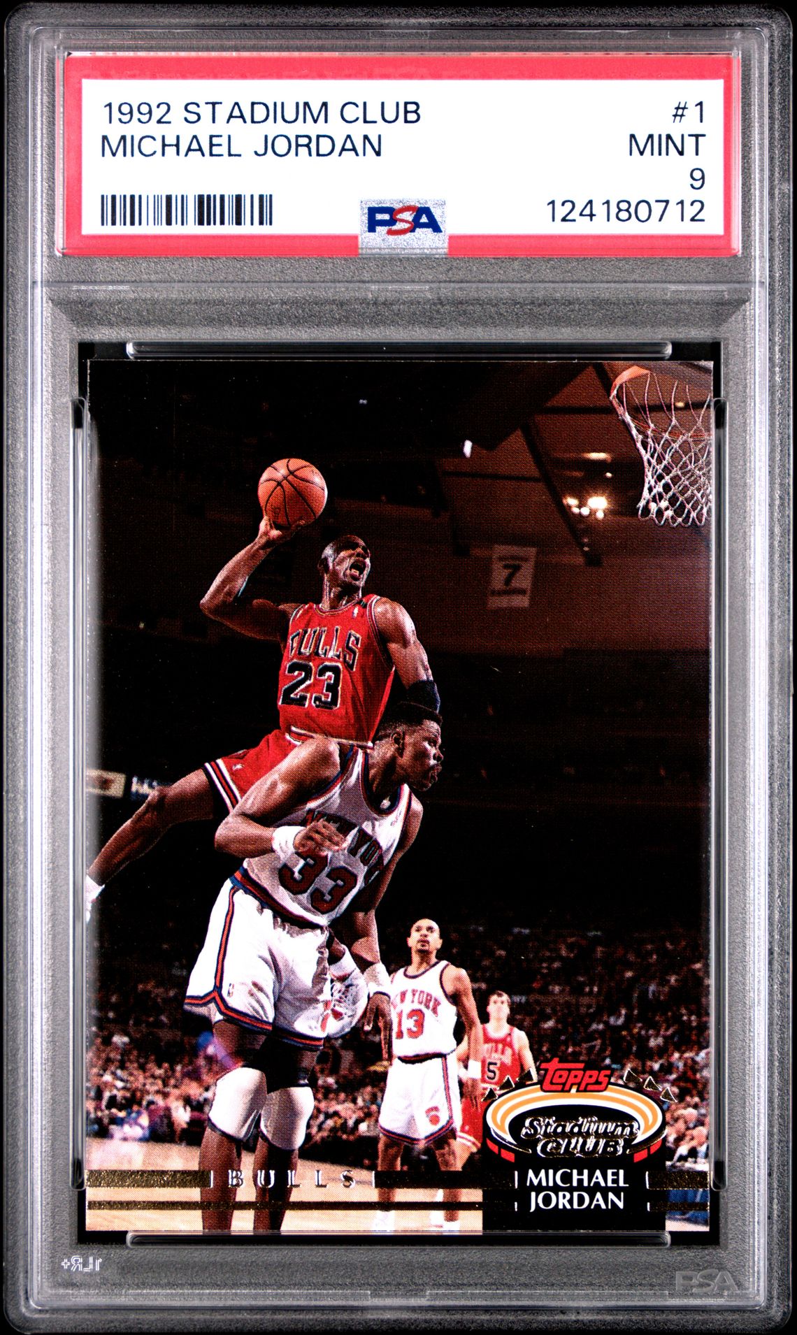 1992 Fleer STADIUM CLUB #1 Michael Jordan front