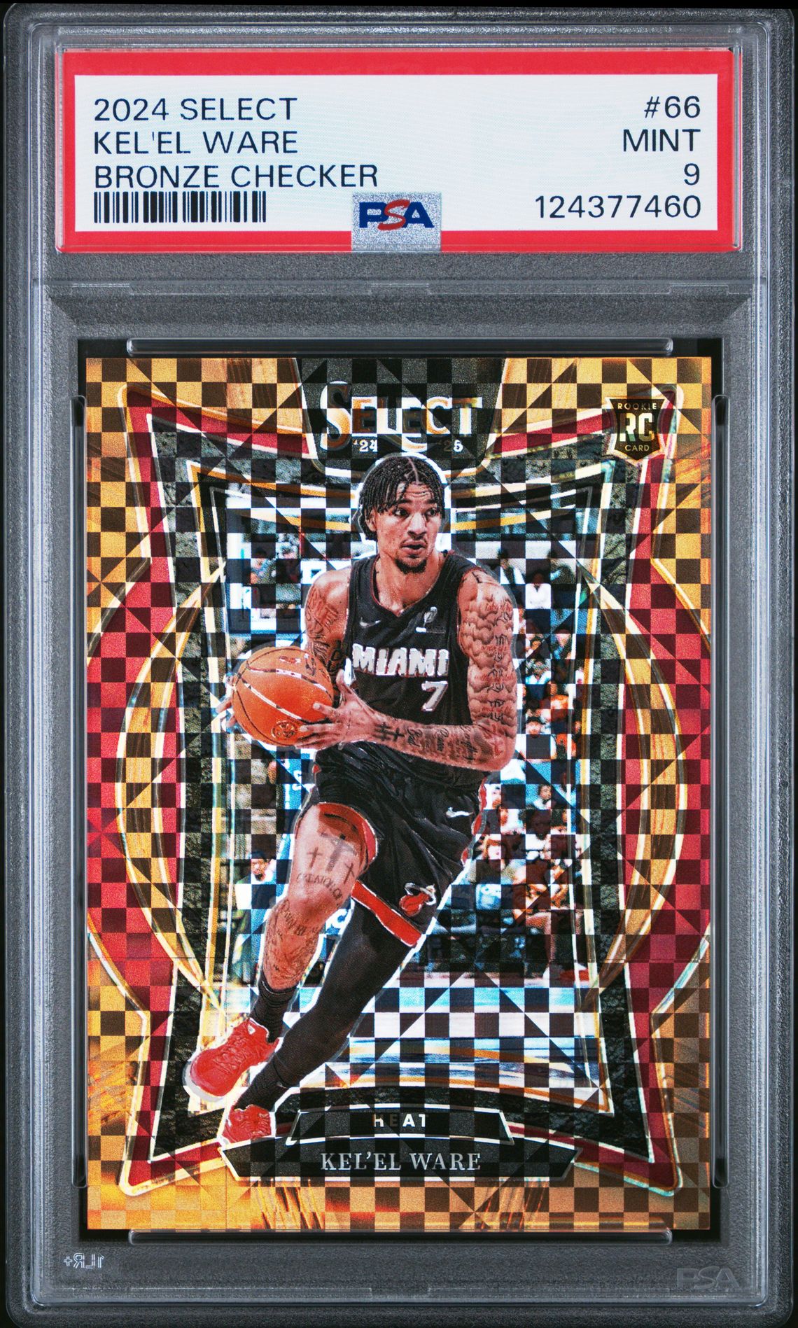 2024 Panini Select Kel'el Ware #66 (Bronze Checker) Mint 9 front
