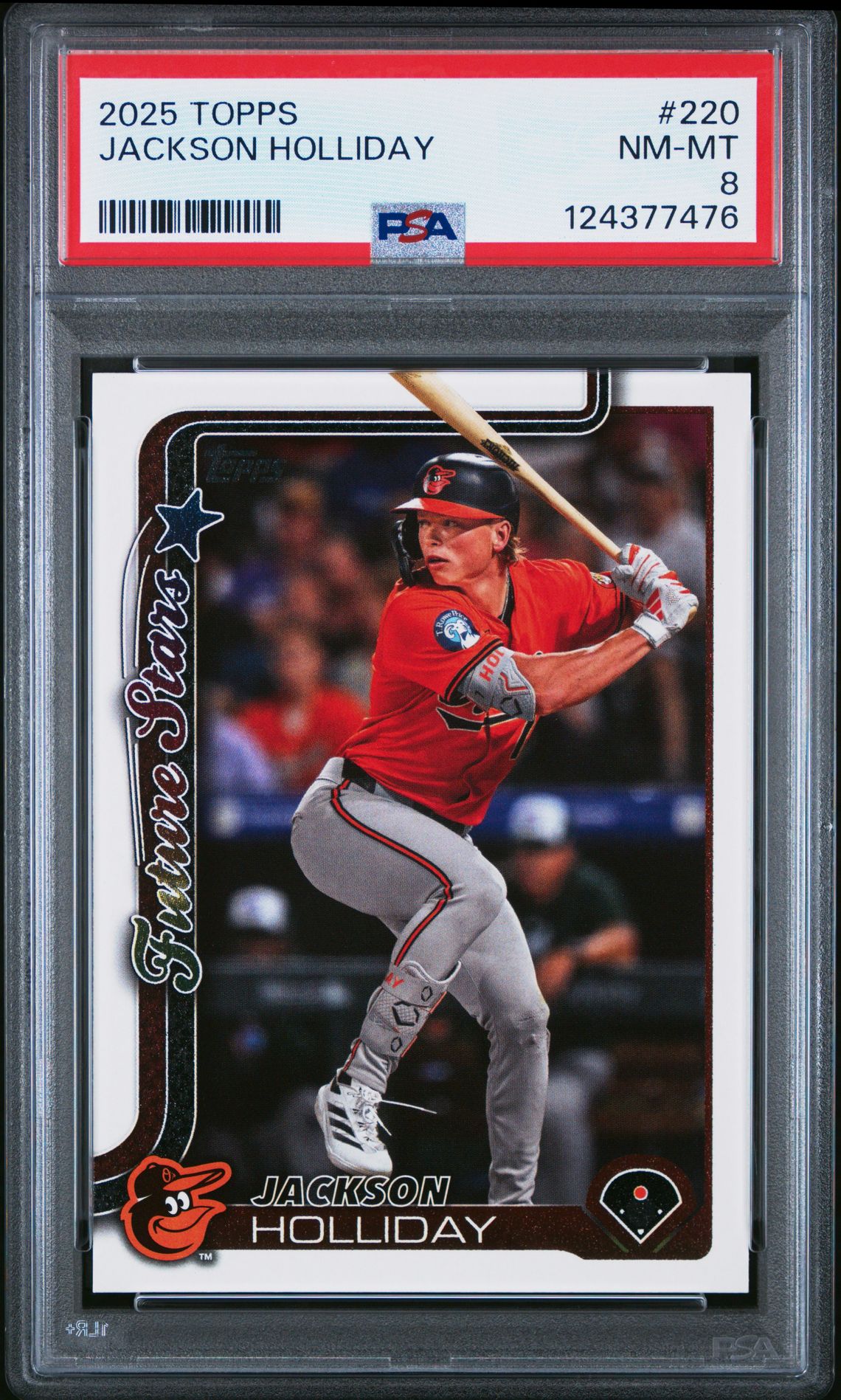 2025 Topps Jackson Holliday #220 Nm-Mt 8 front