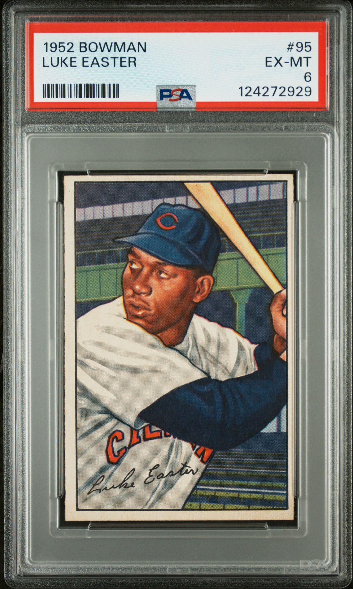 1952 Bowman Luke Easter #95 Ex-Mt 6 front