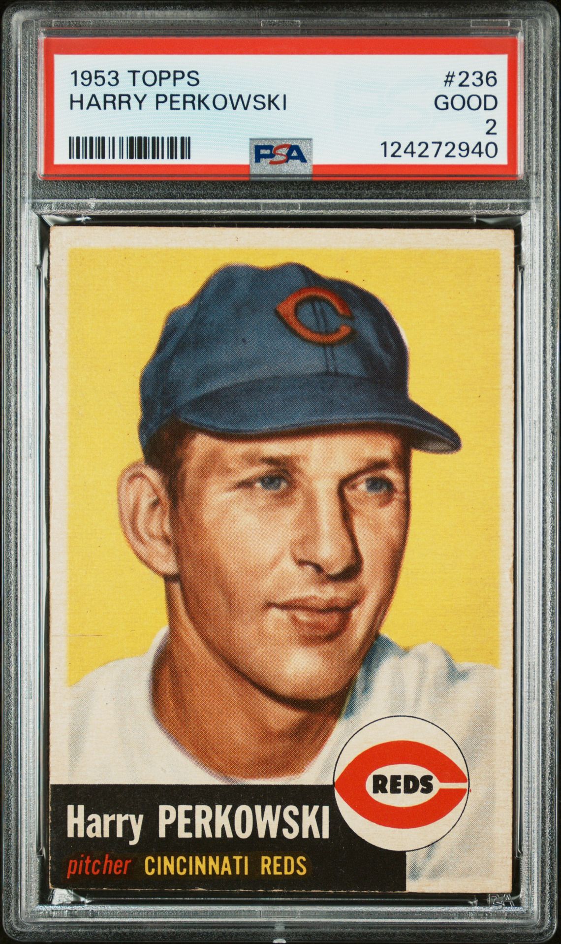 1953 Topps Harry Perkowski #236 Good 2 front
