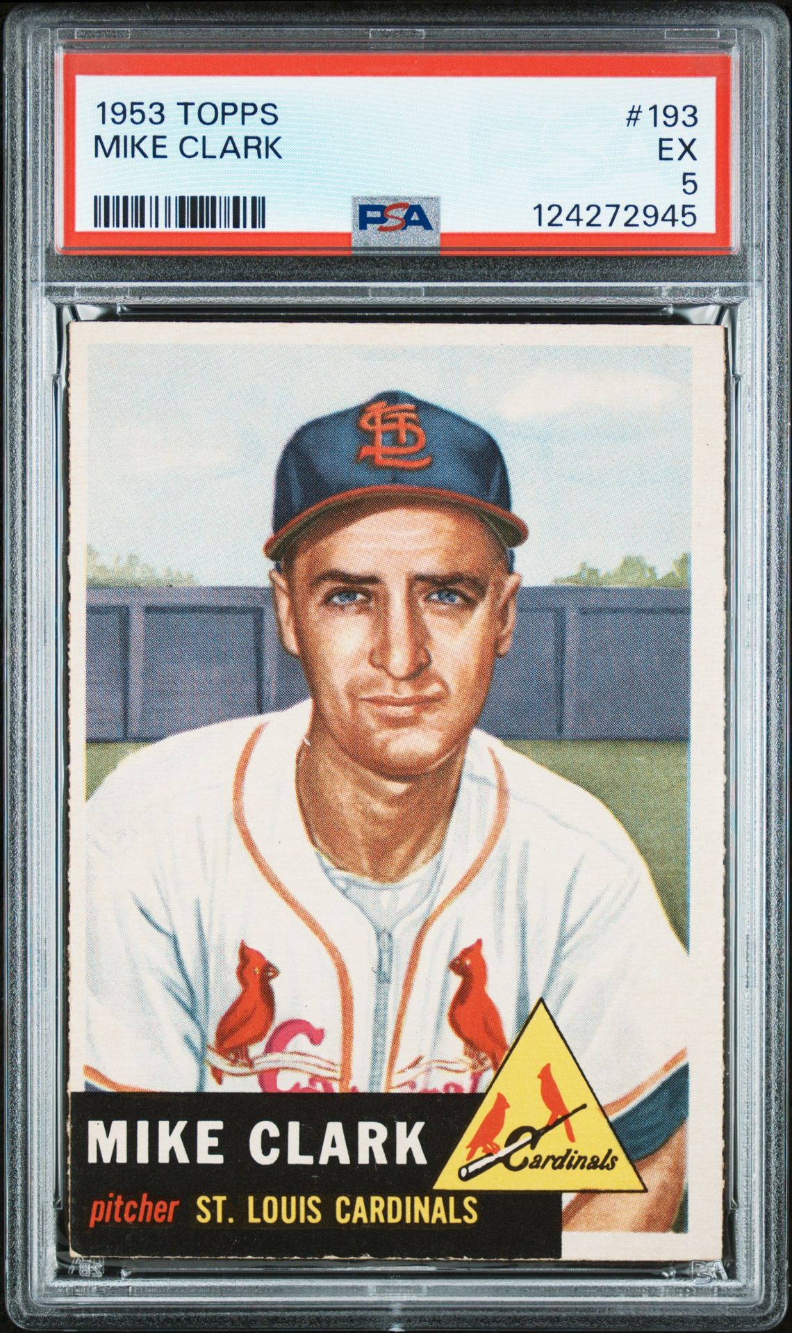 1953 Topps Mike Clark #193 Ex 5 front