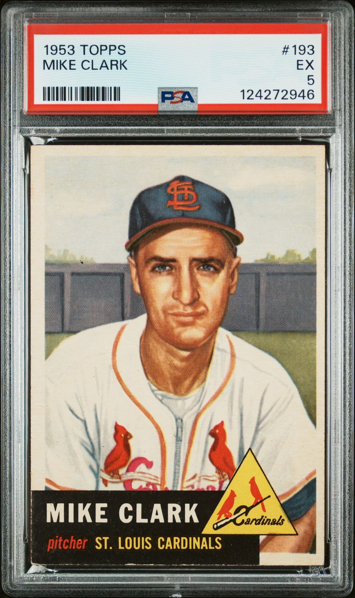 1953 Topps Mike Clark #193 Ex 5 front