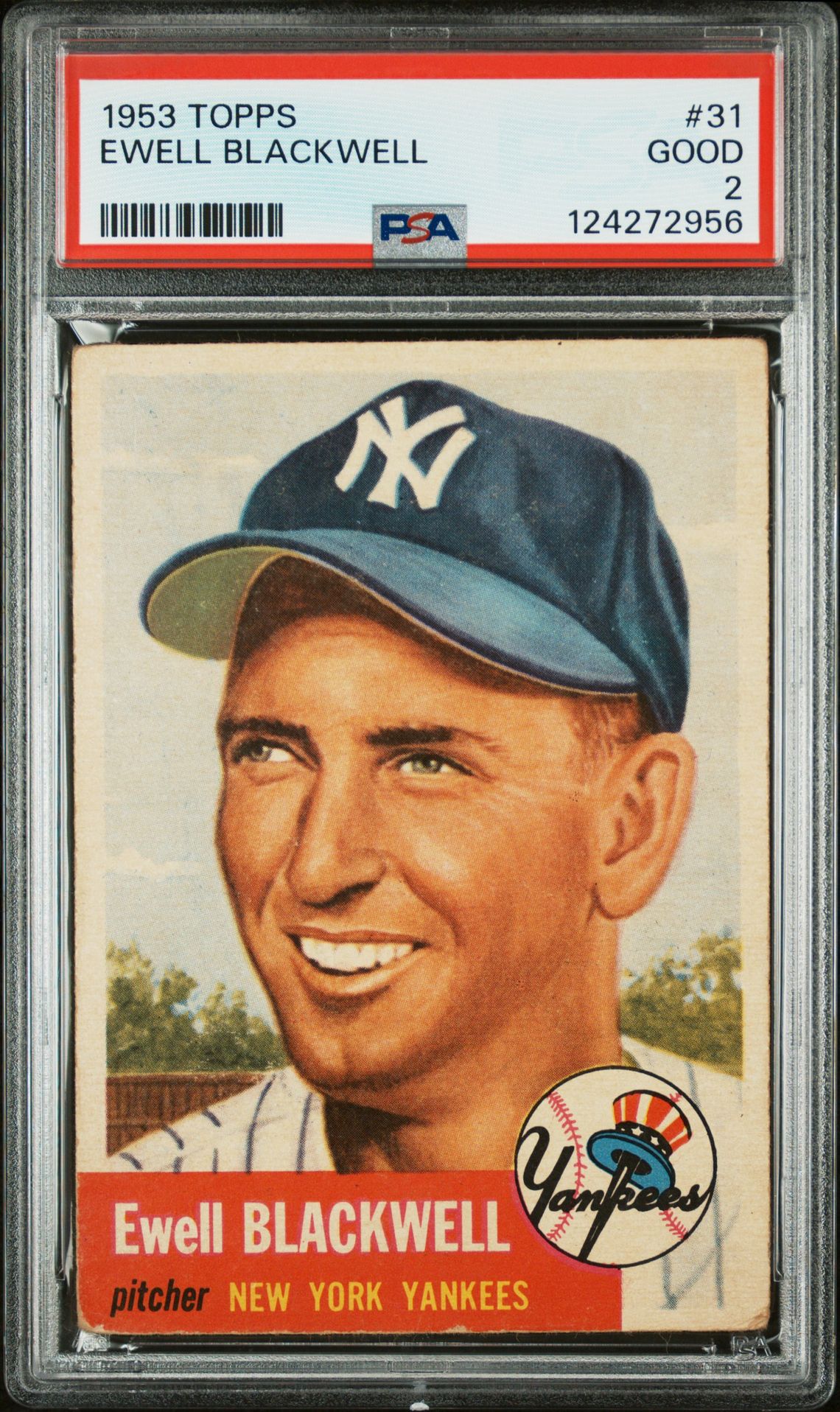 1953 Topps Ewell Blackwell #31 Good 2 front