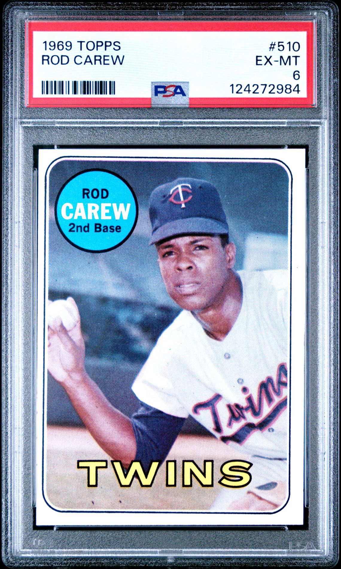 1969 Topps Rod Carew #510 Ex-Mt 6 front