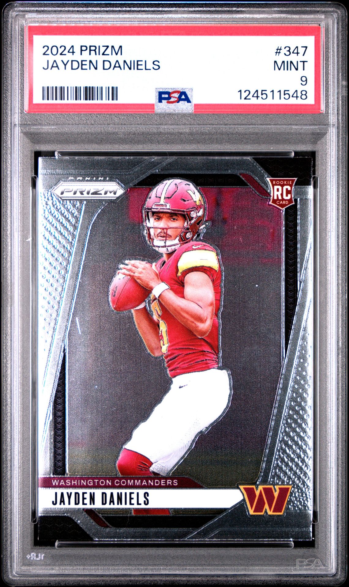 2024 Panini Prizm Jayden Daniels #347 Mint 9 front