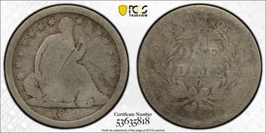 1840-O 10C No Drapery N1