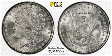1900 $1 MS66