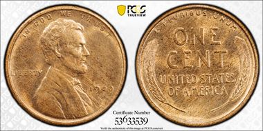 1909-S VDB 1C MS64RB