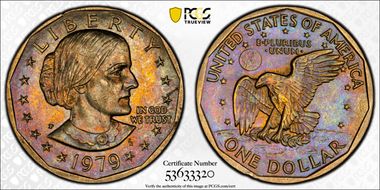 1979-P SBA$1 AU58