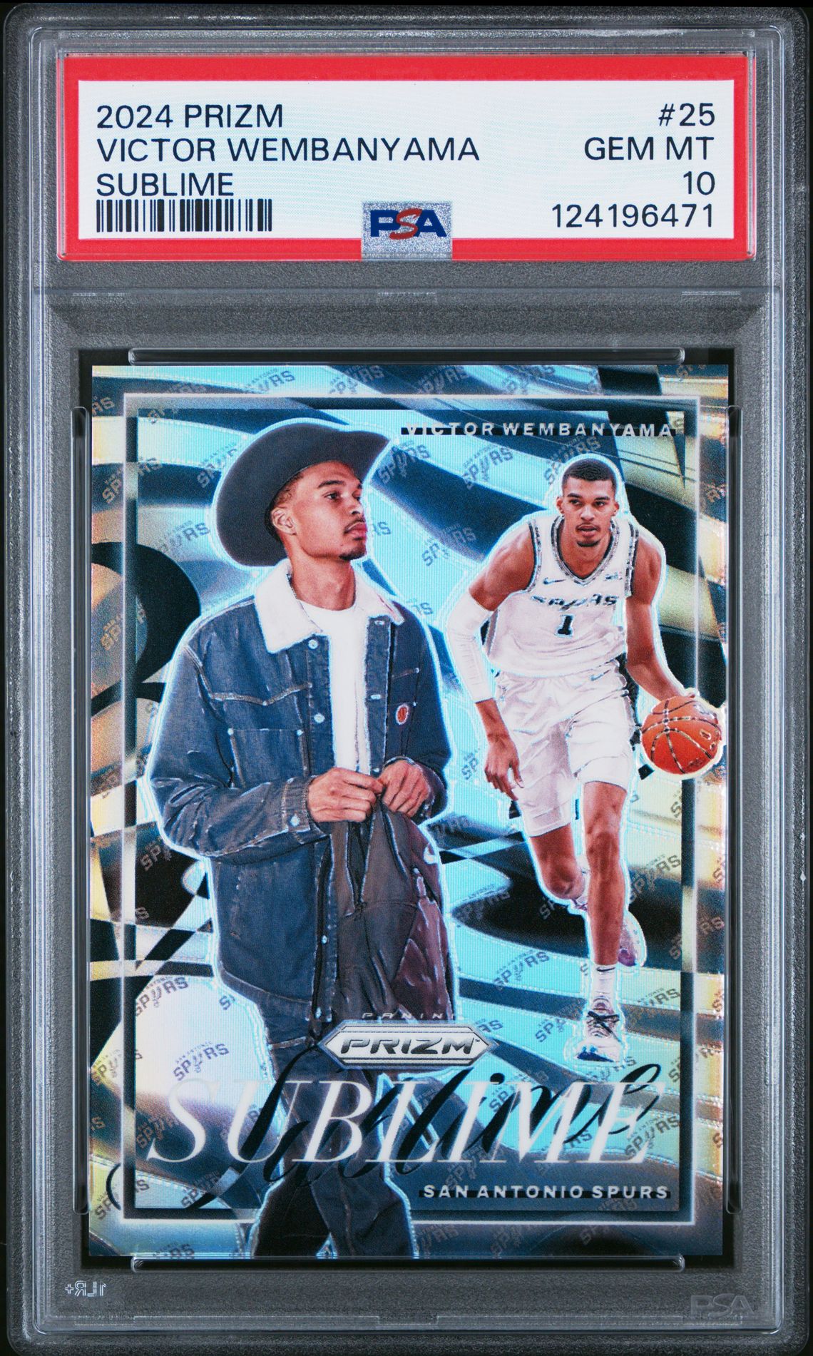2024 Panini PANINI PRIZM SUBLIME #25 Victor Wembanyama front