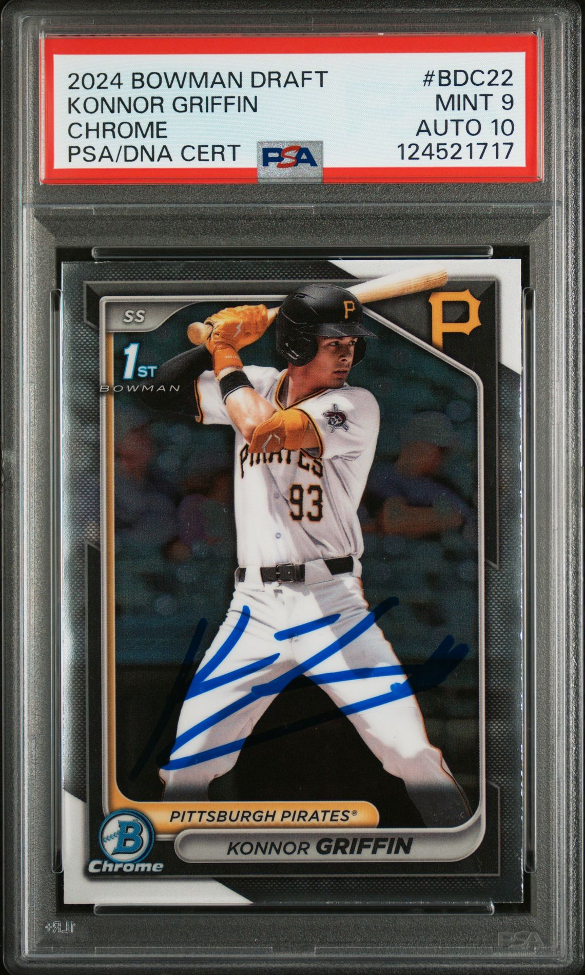 2024 Bowman Draft BOWMAN DRAFT CHROME #BDC22 Konnor Griffin front