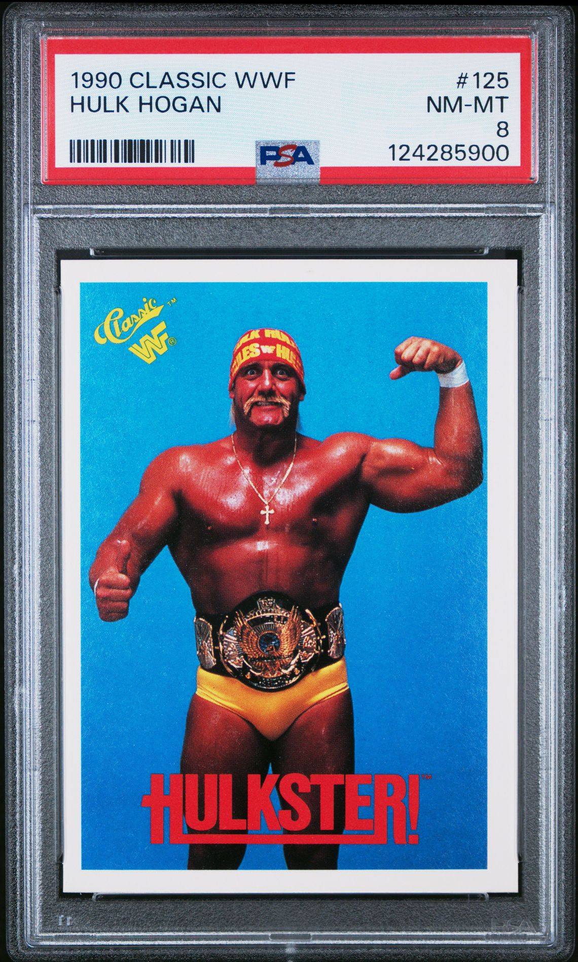 1990 Classic CLASSIC WWF #125 Hulk Hogan front