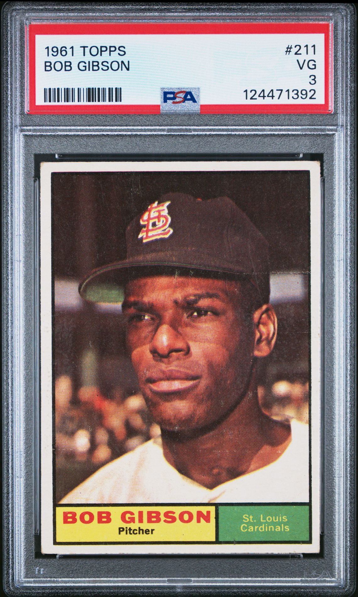 1961 Topps TOPPS #211 Bob Gibson front