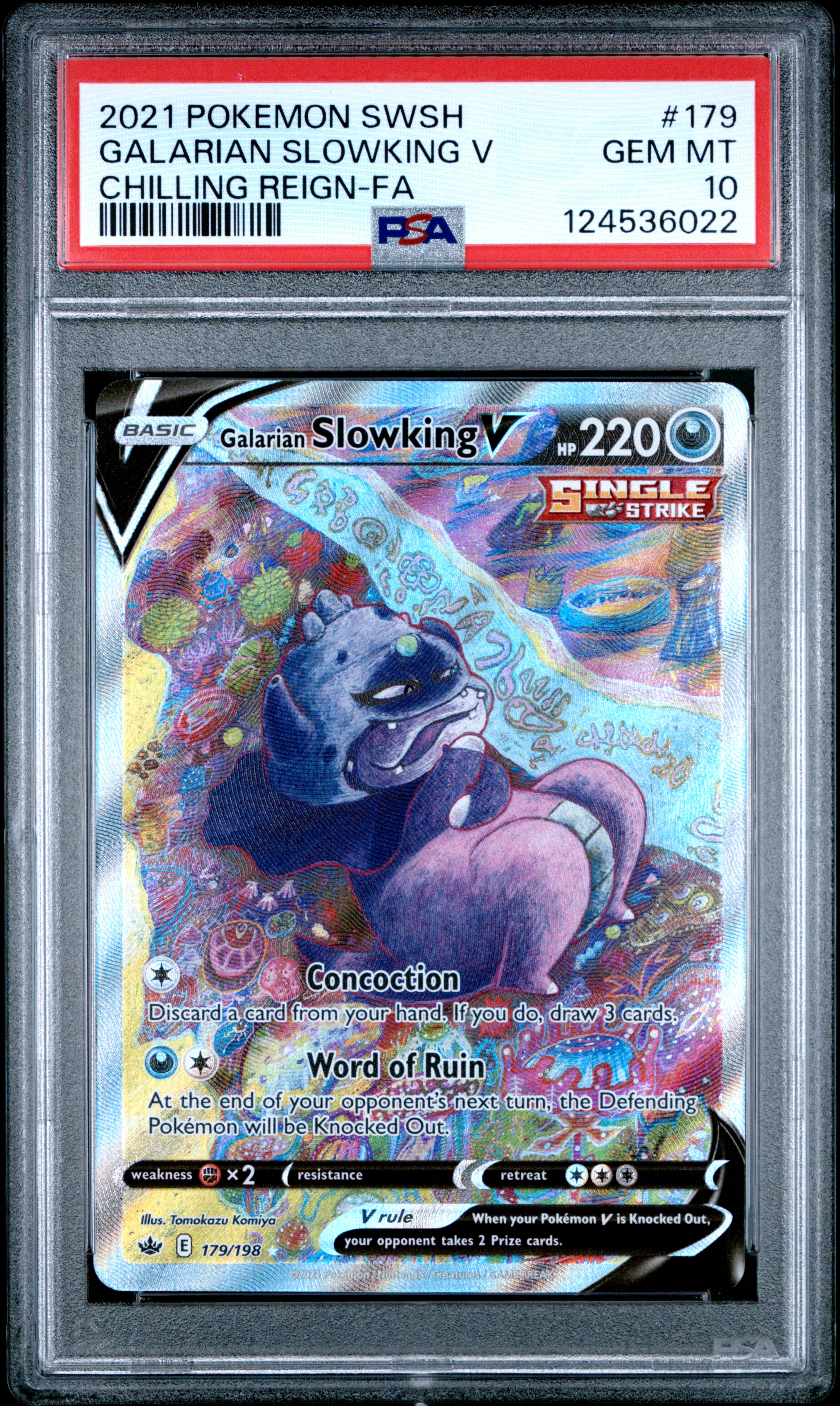 Galarian Slowking V #179