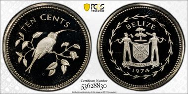 1974-FM 10C KM-40a Ag PR67DCAM