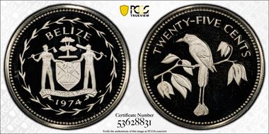 1974-FM 25C KM-41a Ag PR68DCAM