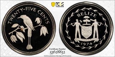 1974-FM 25C KM-41a Ag PR68DCAM