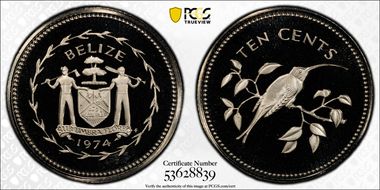 1974-FM 10C KM-40 CuNi PR69DCAM