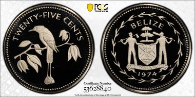 1974-FM 25C KM-41 CuNi PR69DCAM