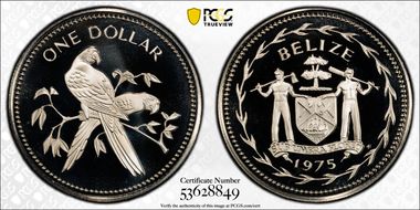 1975-FM $1 KM-43 CuNi PR68DCAM