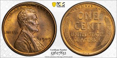 1909 VDB 1C MS64RB