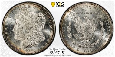 1883-S $1 MS63