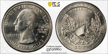 2019-W 25C Frank Church River of No Return NP MS66