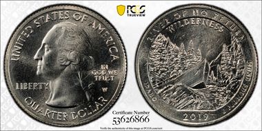 2019-W 25C Frank Church River of No Return NP MS66