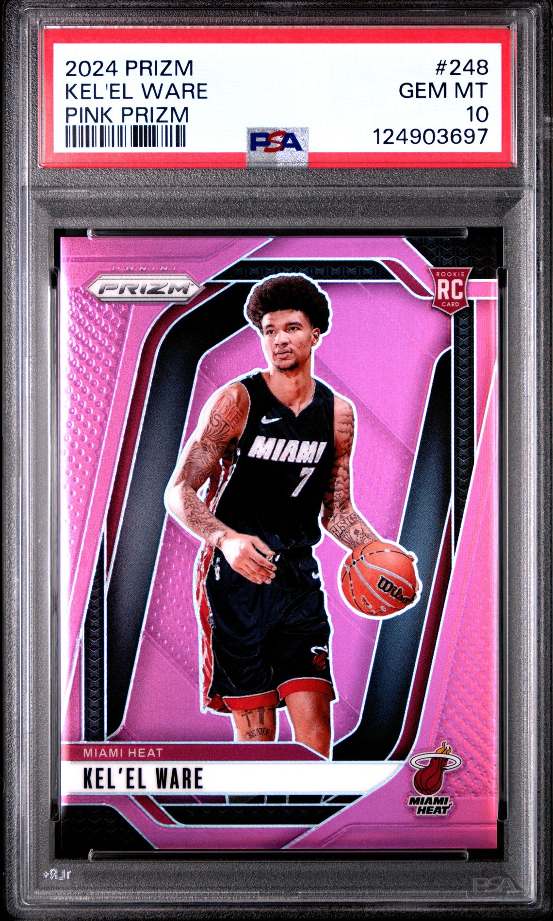 2023 Panini Donruss Optic PINK PRIZM #219 Kel'El Ware front