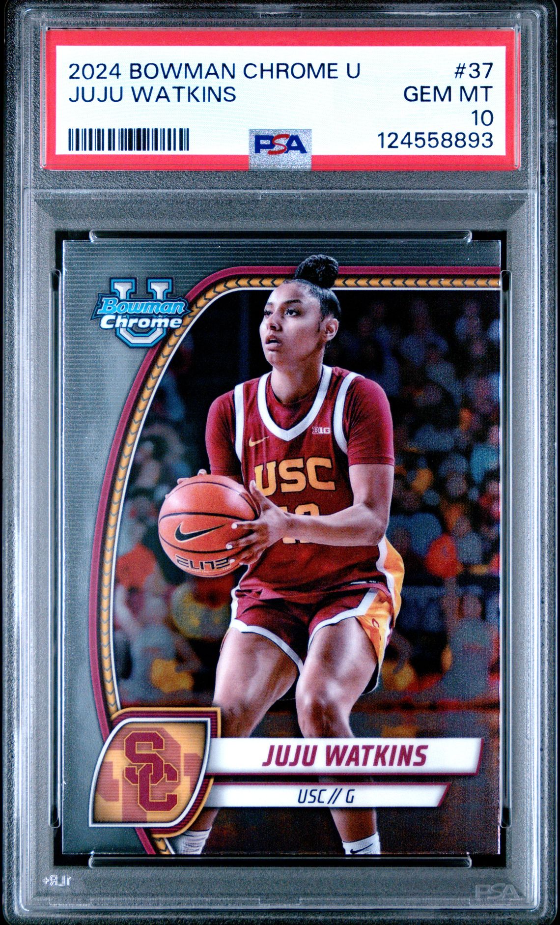 2024 Bowman Chrome BOWMAN CHROME UNIVERSITY #37 Juju Watkins front