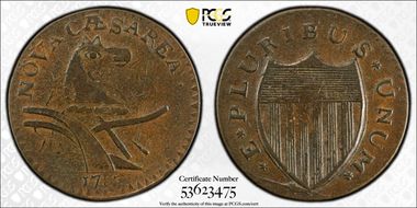 1787 NJ 1/2P Double Coulter, M-Shaped Ears Maris 6-D VF30BN