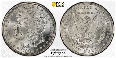 1881-CC $1 MS63