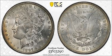 1897 $1 MS64
