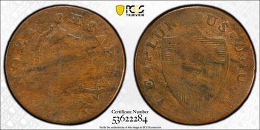 1787 NJ 1/2P Clashed Die, Maris 46-e G4BN