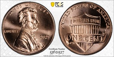 2025 1C Shield MS67RD