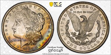 1884-O $1 MS64