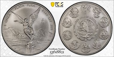2020-Mo Onza Libertad Ag MS69