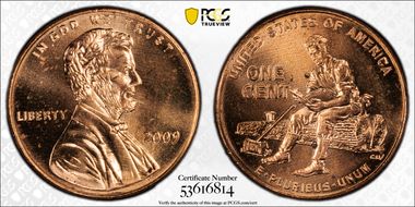 2009 1C Lincoln-Formative Years DDR, FS-807 MS65RD