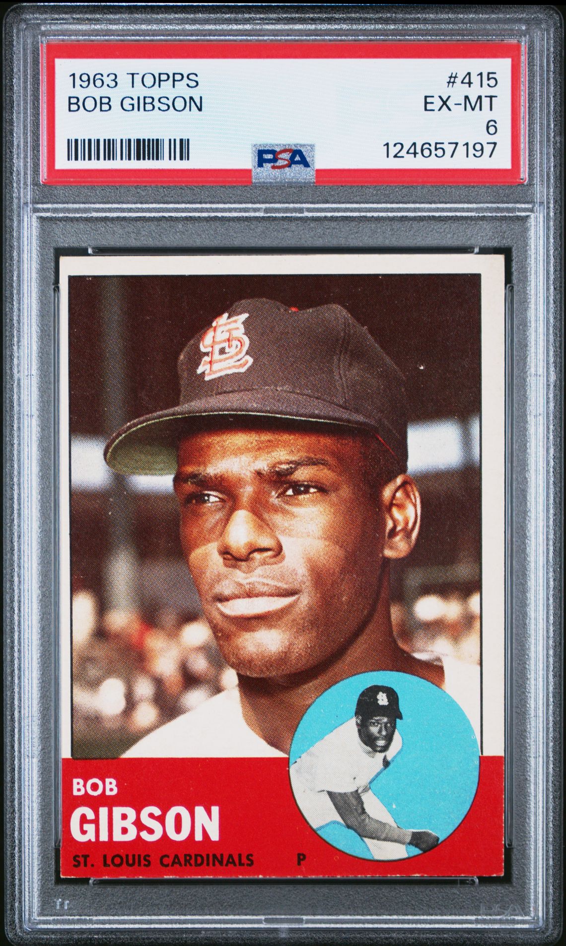 1963 Topps TOPPS #415 Bob Gibson front
