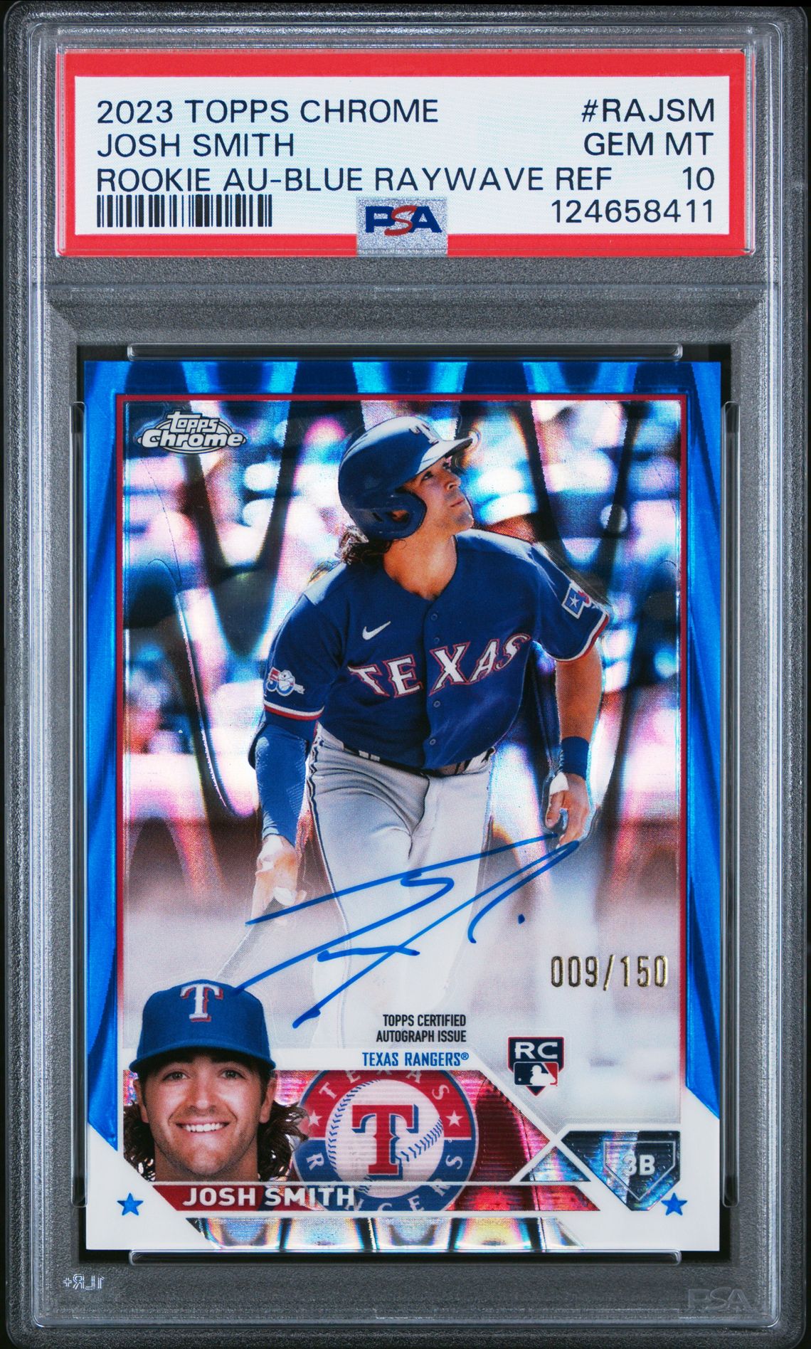 2023 Topps Topps Chrome Blue Josh Smith front