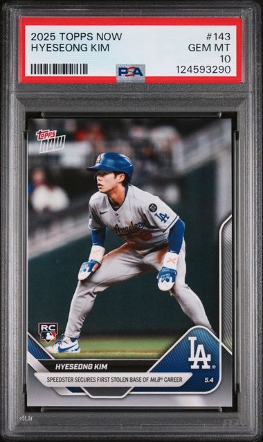 2025 Topps Topps Now #143 Hyeseong Kim front