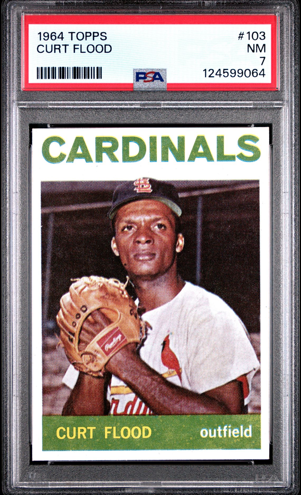 1964 Topps TOPPS #103 Curt Flood front
